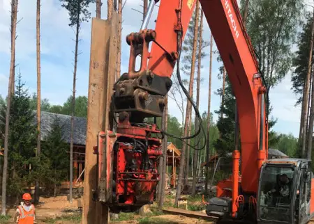 Вибропогружатель MOVAX SPH80